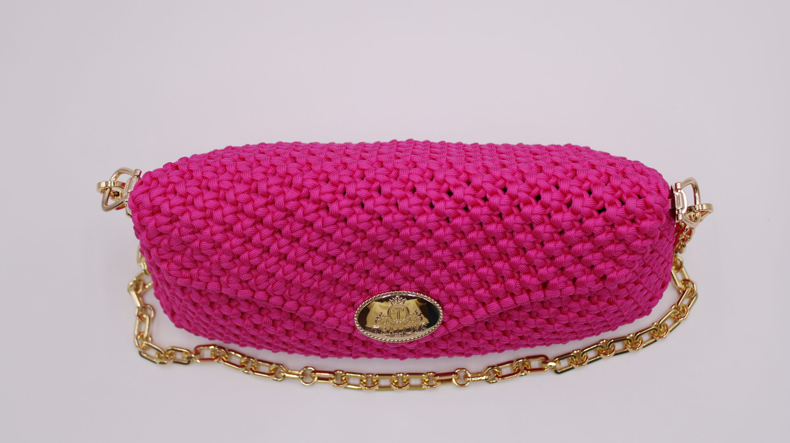 FUSHIA PURSE 100% HAN-WOVEN
