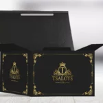 Black tote bag 100% Hand-woven