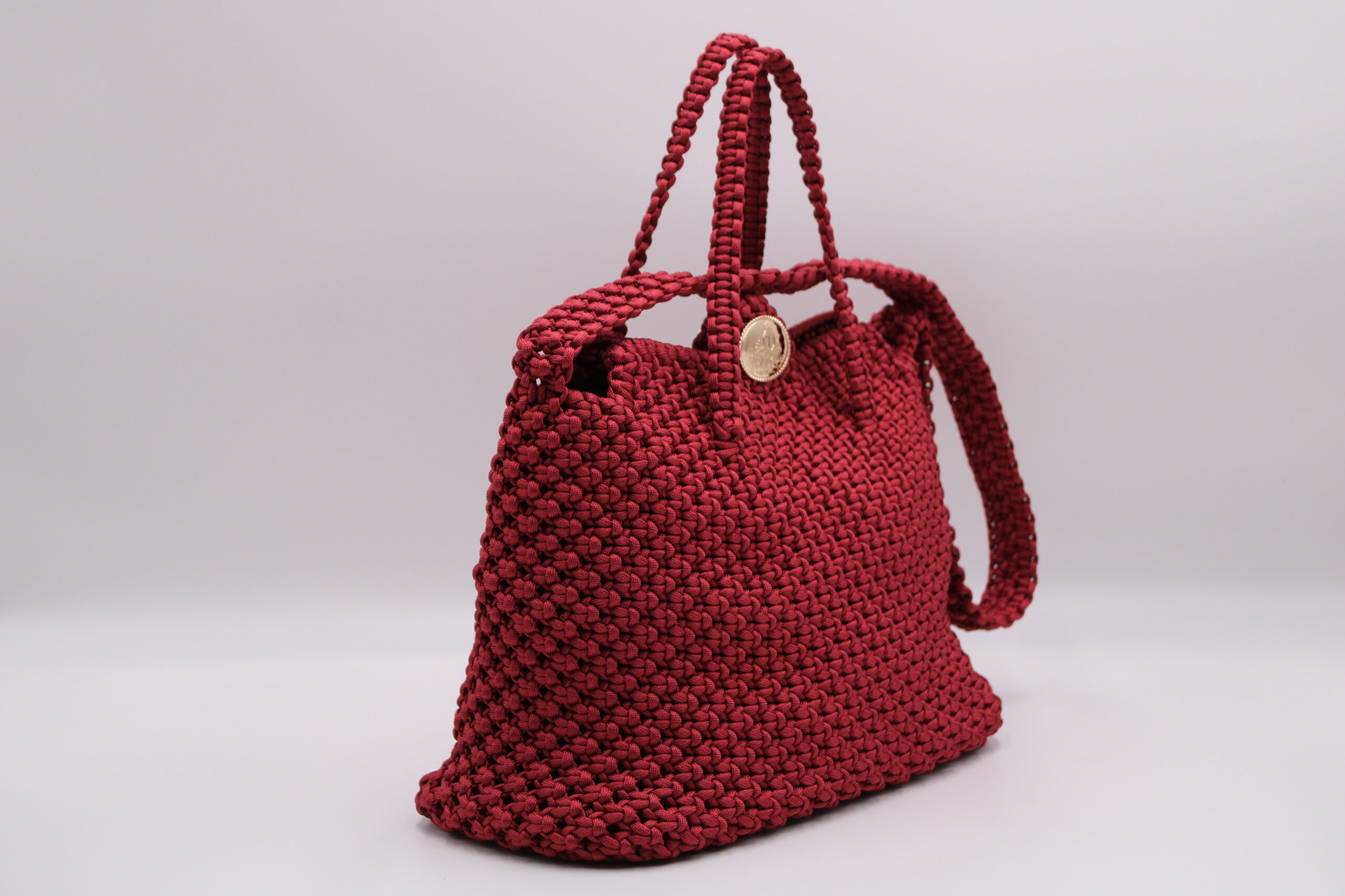 NGON AWOUSSA Elegant large tote bag 100% hand-woven