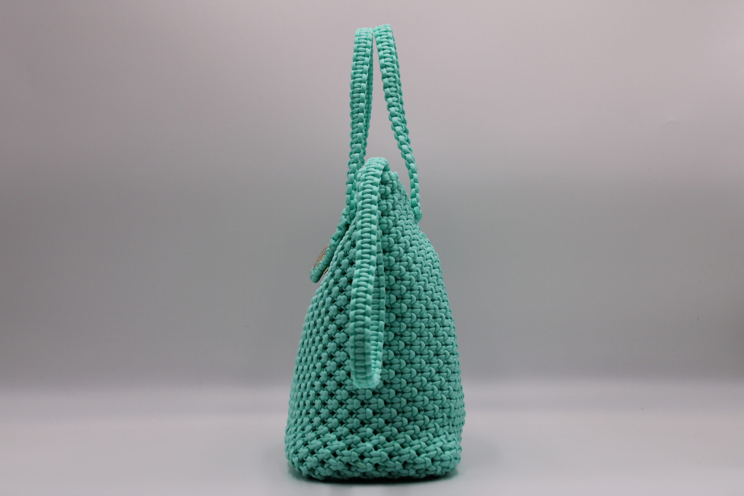 Aigue-Marine tote bag 100% hand-woven