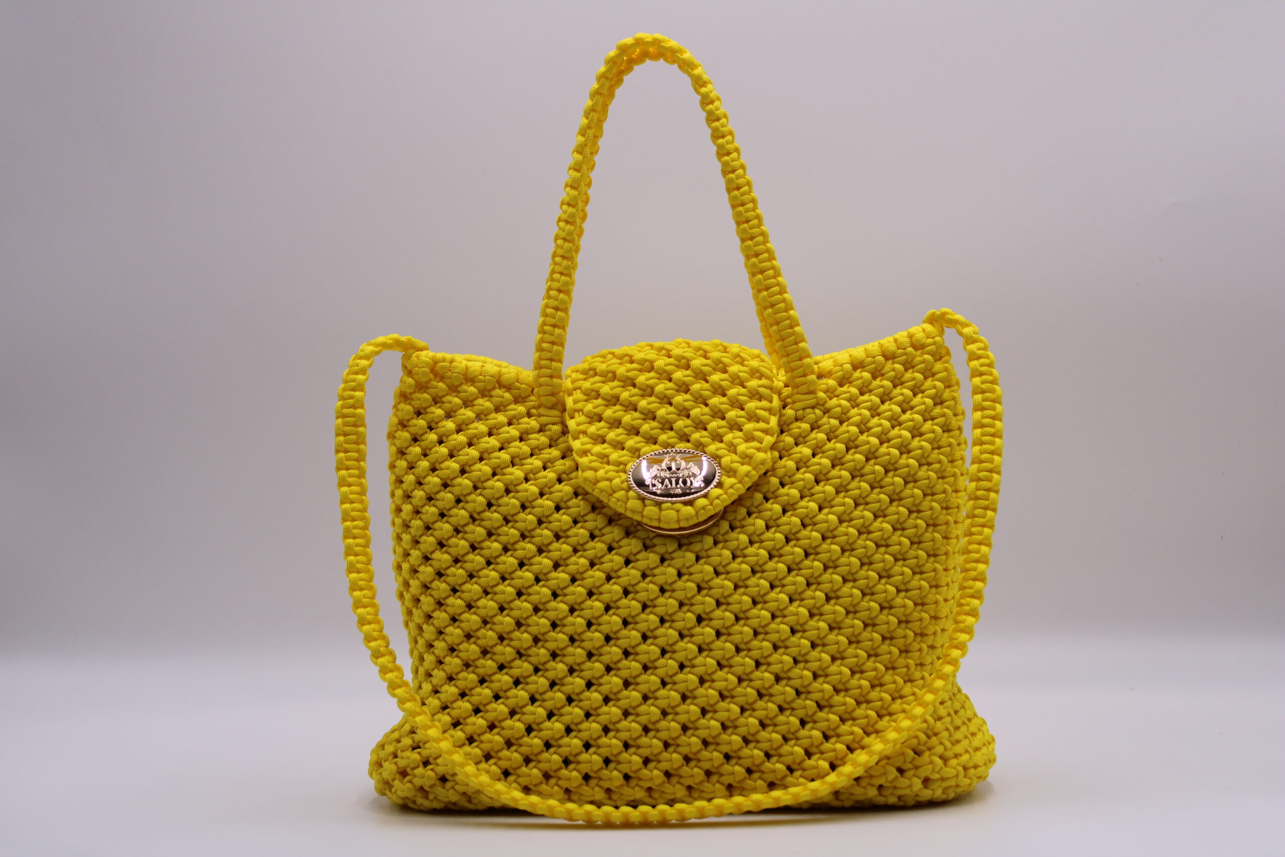 Yellow tote bag