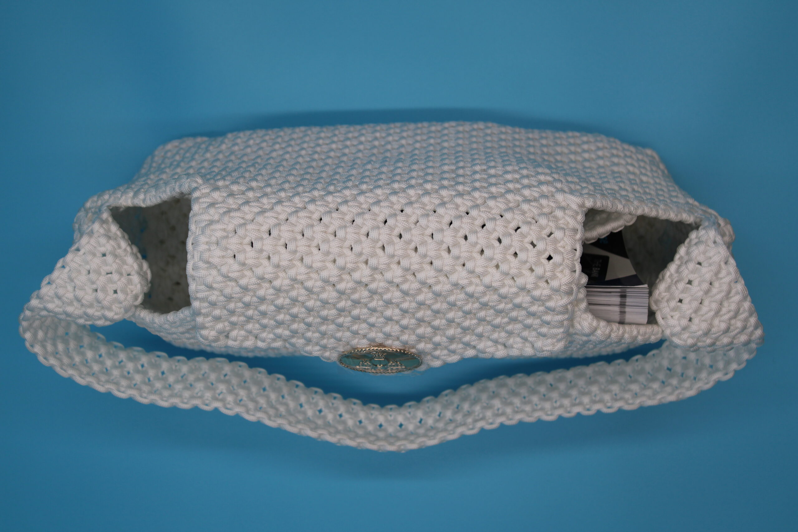 USSANANGA WHITE COLOR  100% HAND-WOVEN