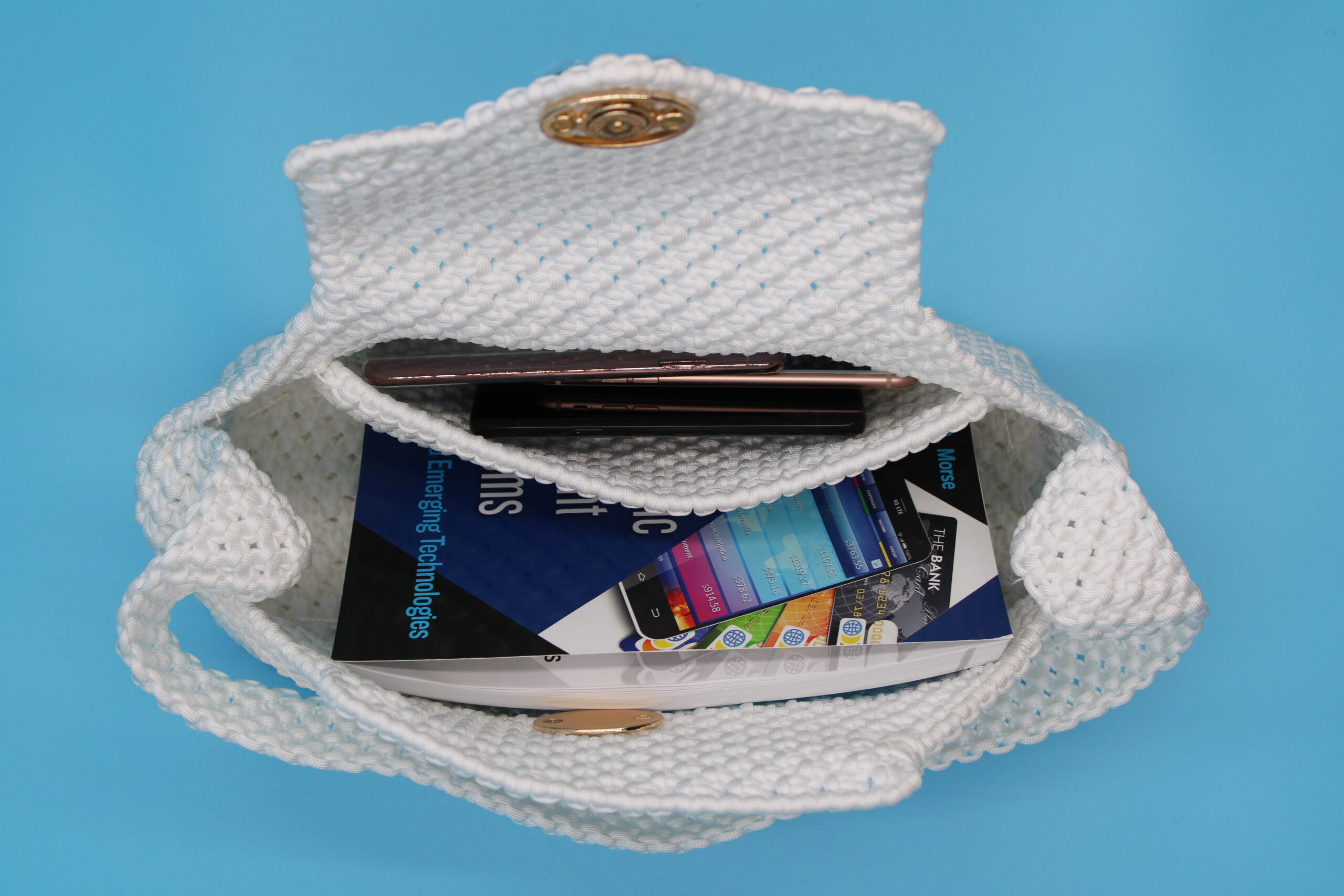 USSANANGA WHITE COLOR  100% HAND-WOVEN