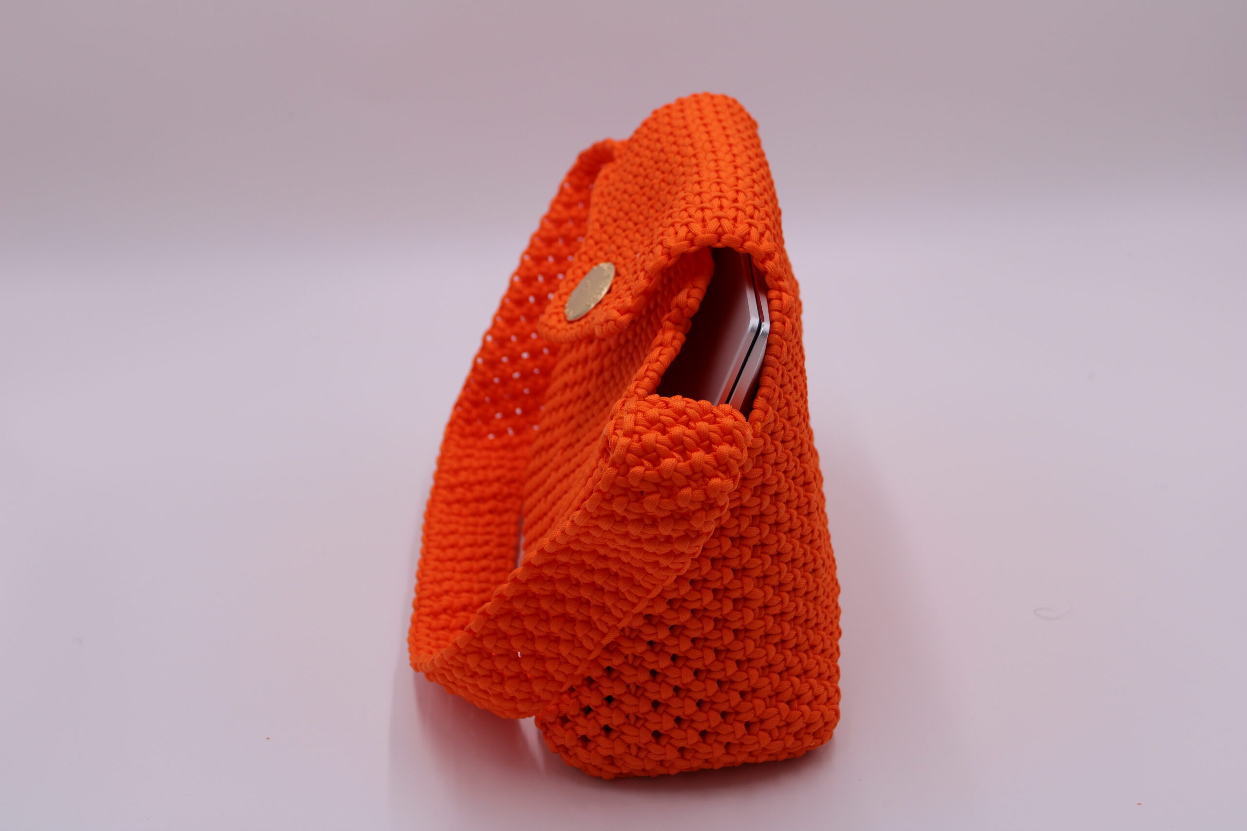 NKOMETOU ORANGE COLOR  100% HAND-WOVEN