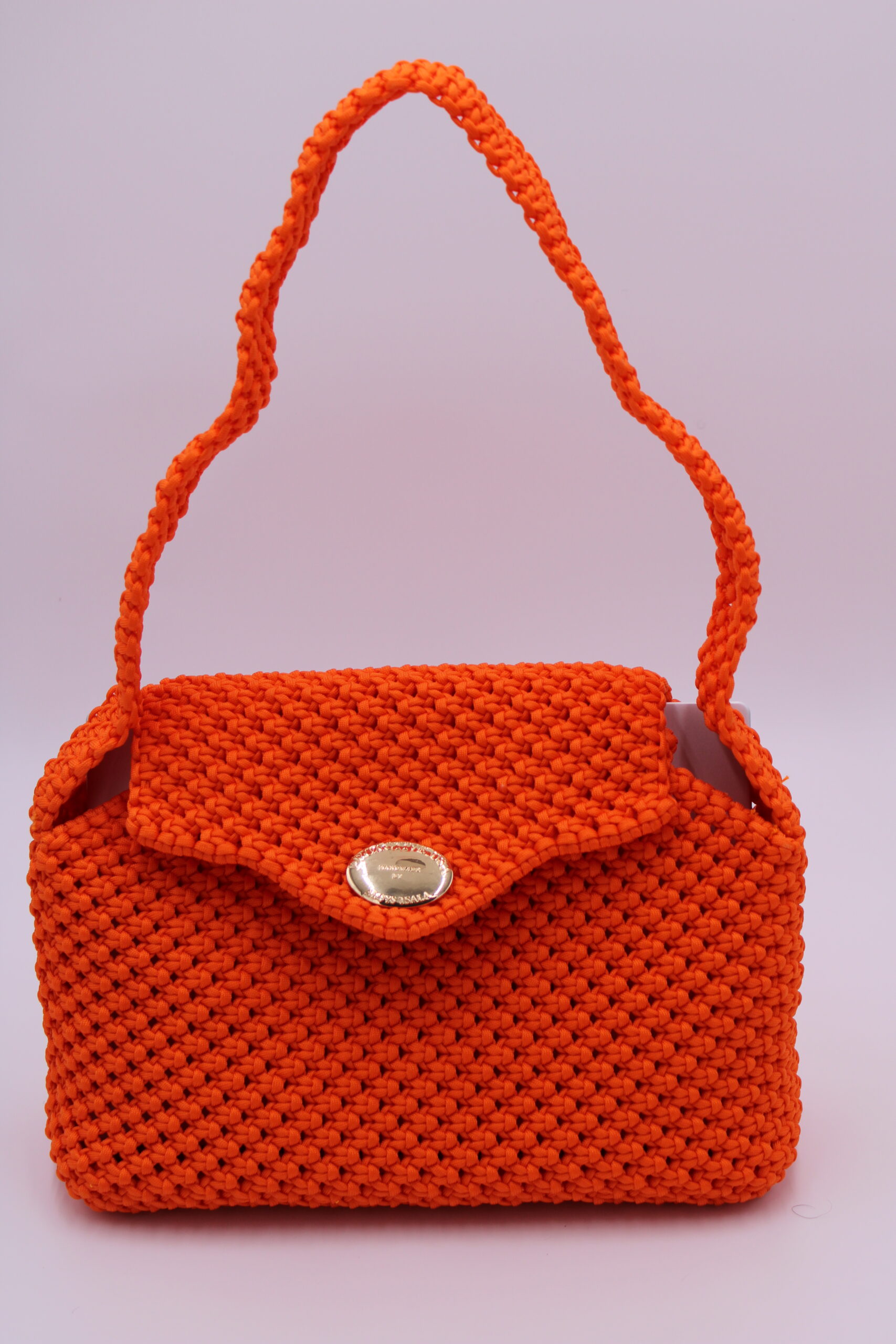 NKOMETOU ORANGE COLOR  100% HAND-WOVEN