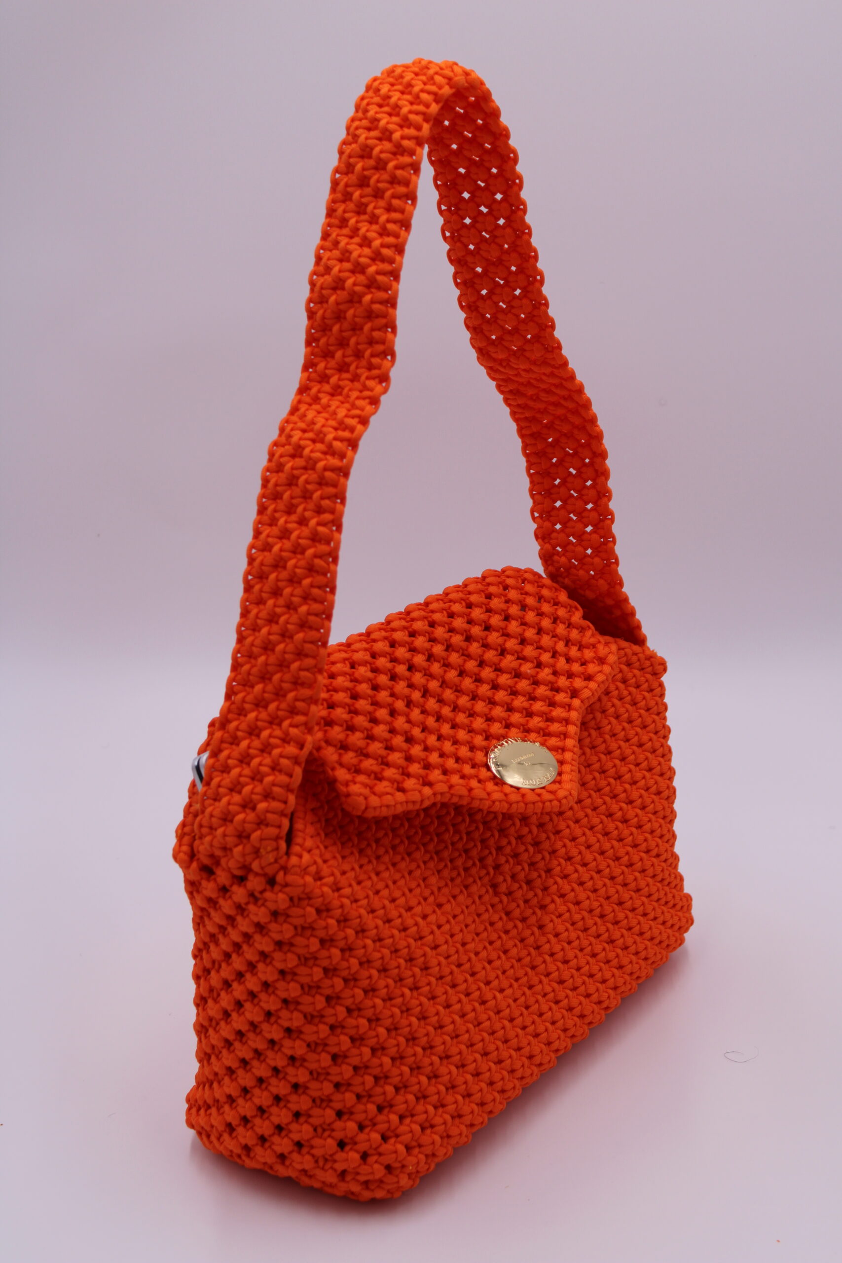 NKOMETOU ORANGE COLOR  100% HAND-WOVEN