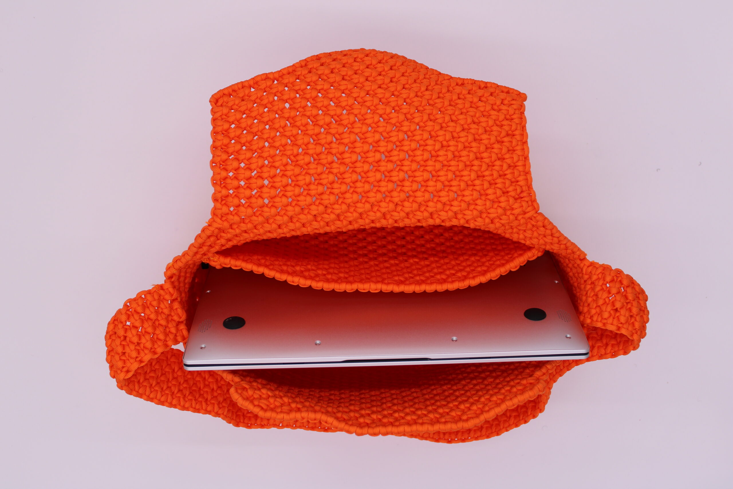 NKOMETOU ORANGE COLOR  100% HAND-WOVEN