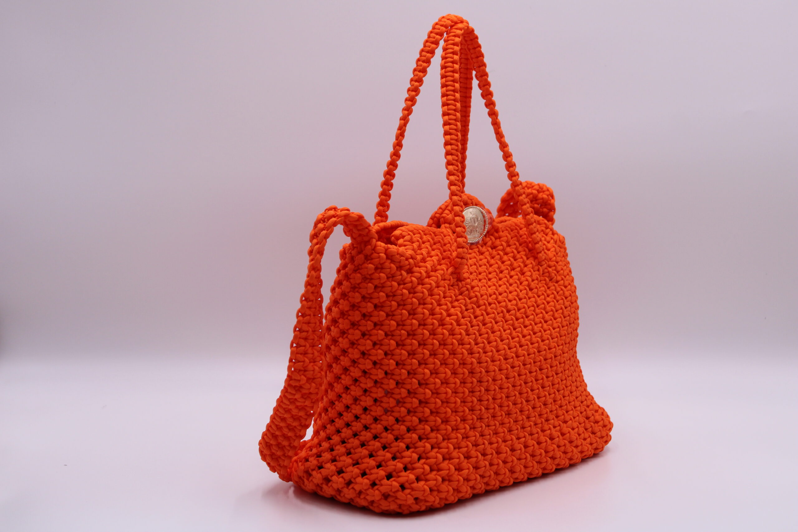 TAMTAM WEEKEND Elegant midsized tote bag 100% hand-woven