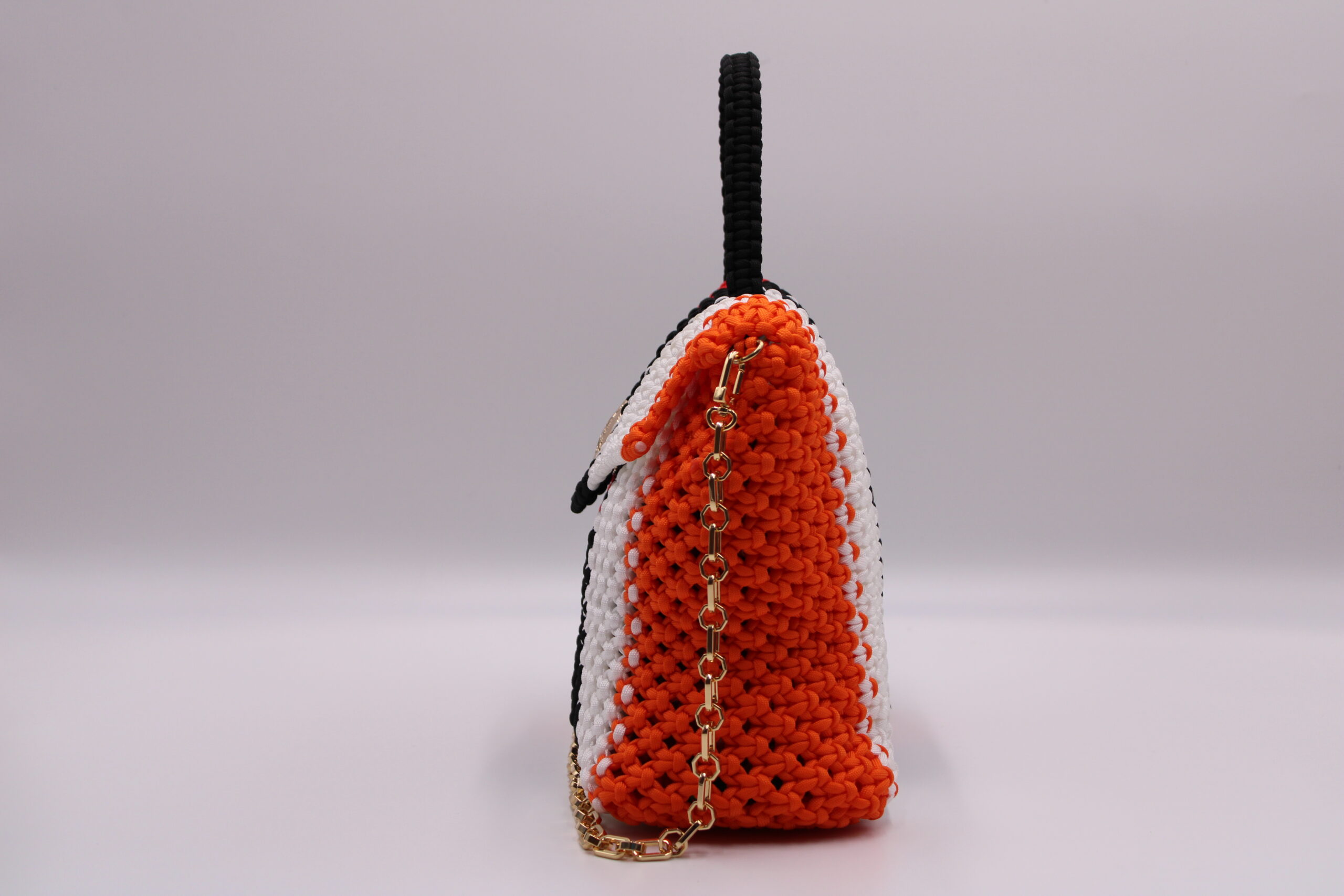 MAMESSE MULTICOLORS BAG 100% HAND-WOVEN WITH THE SMALL INTERNAL POCKET