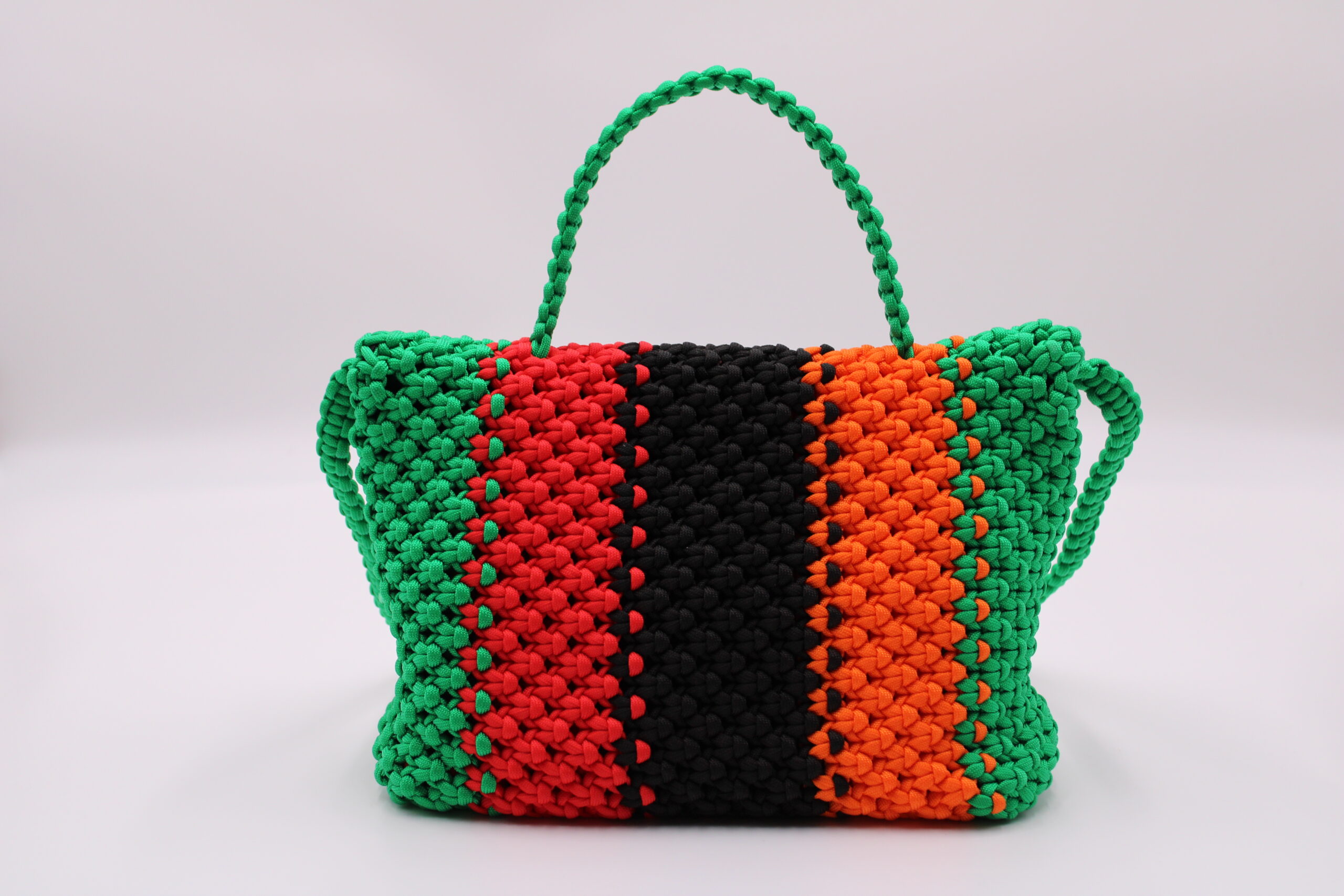 LUNA PARK iconic multicolor 100% hand-woven with internal pocket