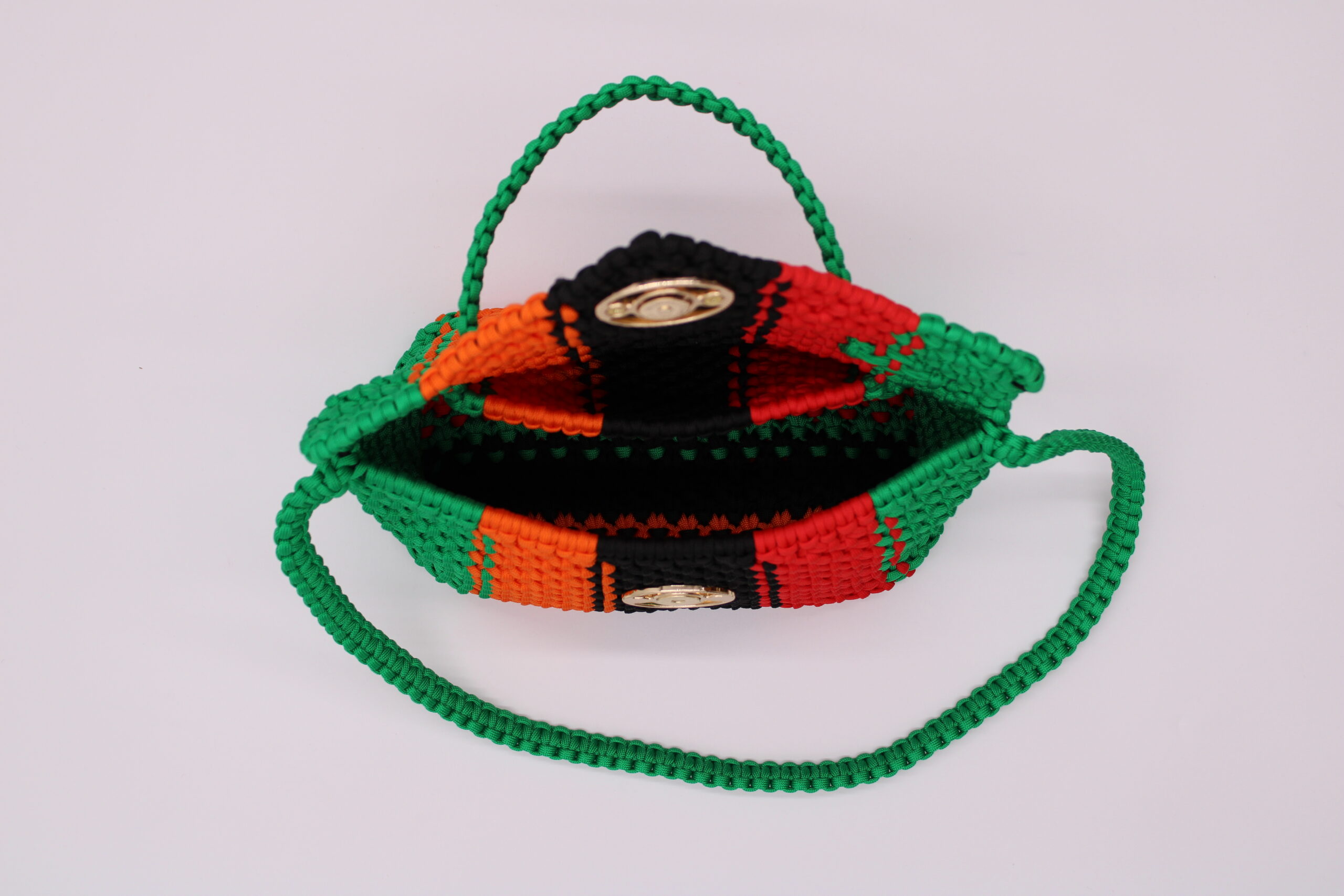 LUNA PARK iconic multicolor 100% hand-woven with internal pocket