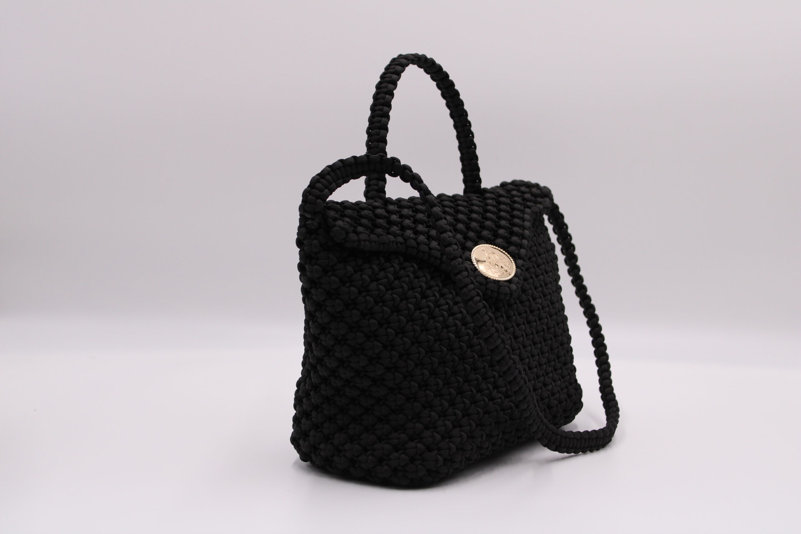 MONATELE MINI BLACK 100% HAND-WOVEN