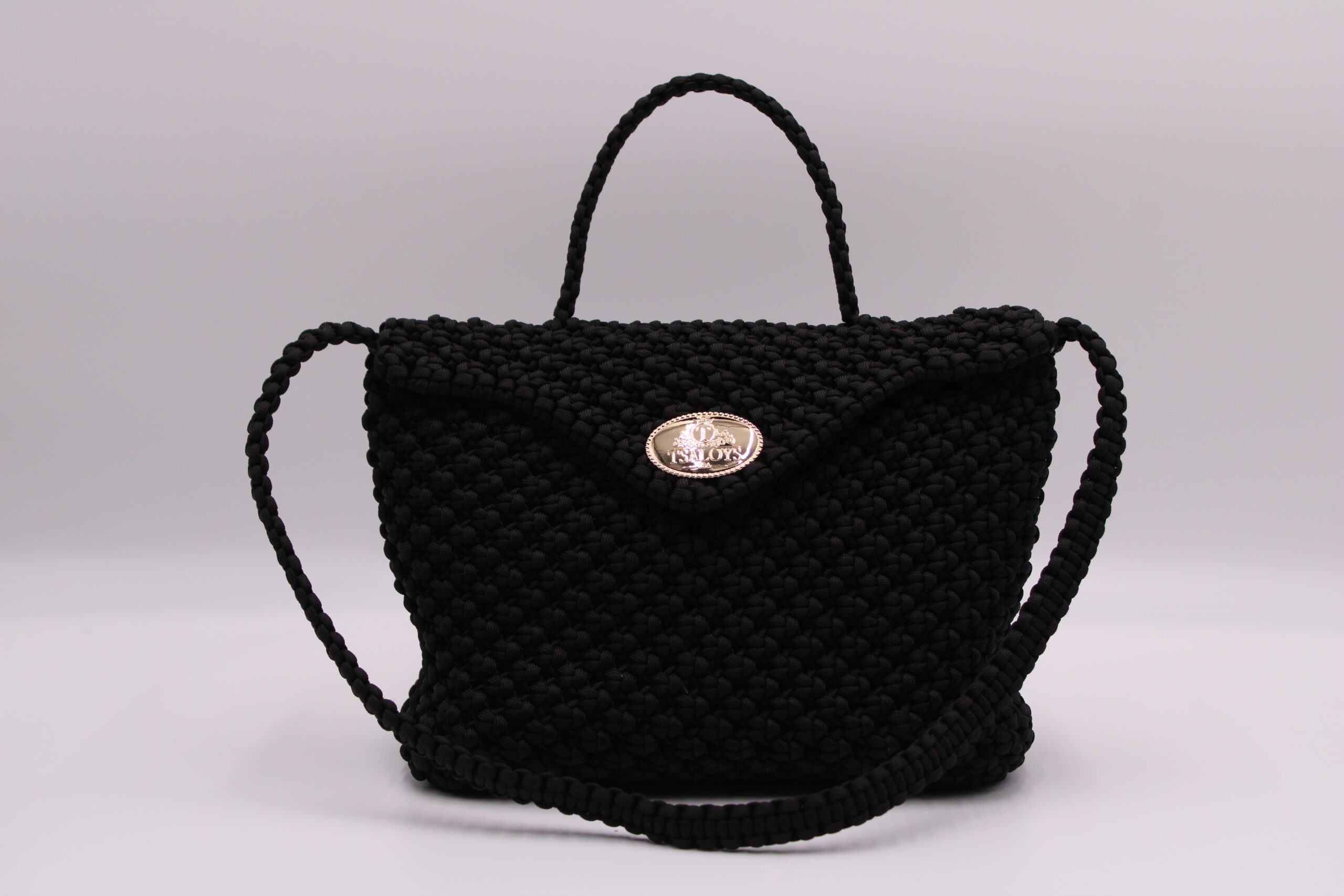 MONATELE MINI BLACK 100% HAND-WOVEN